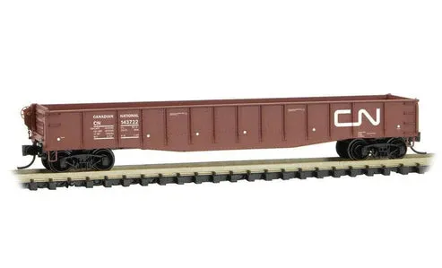 04600470  Micro-Trains N Canadian National 50' Fishbelly Side Gondola #143722