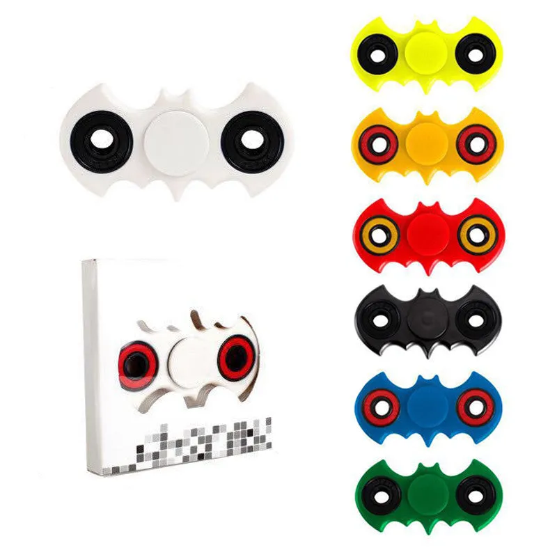 13 Colors Hand Spinner Fidget Batman Stress Cube Fidget Spinner Finger Tri-Spinner Toy Adults Focus Anti Stress Gifts #E