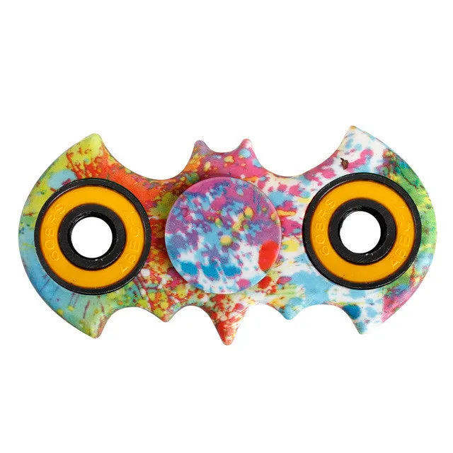 13 Colors Hand Spinner Fidget Batman Stress Cube Fidget Spinner Finger Tri-Spinner Toy Adults Focus Anti Stress Gifts #E