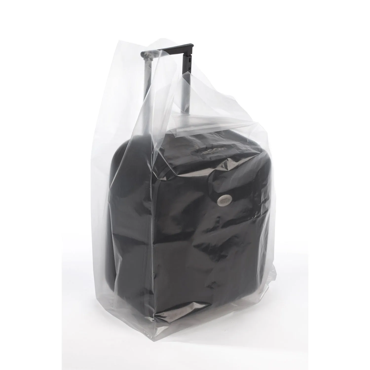 23" x 10" x 40" x 3 mil Clear Eco-Manufactured Plastic Side-Gusseted Bags (Case of 100)