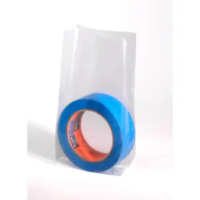 26" x 24" x 60" x 1.5 mil Clear Eco-Manufactured Plastic Side-Gusseted Bags (Case of 100)