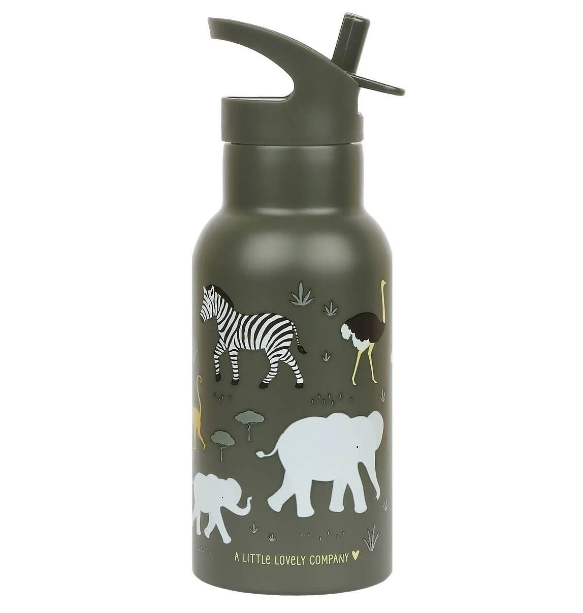 A Lovely Little Company - Kids Stainless Steel Drink / Water Bottle: Savanna