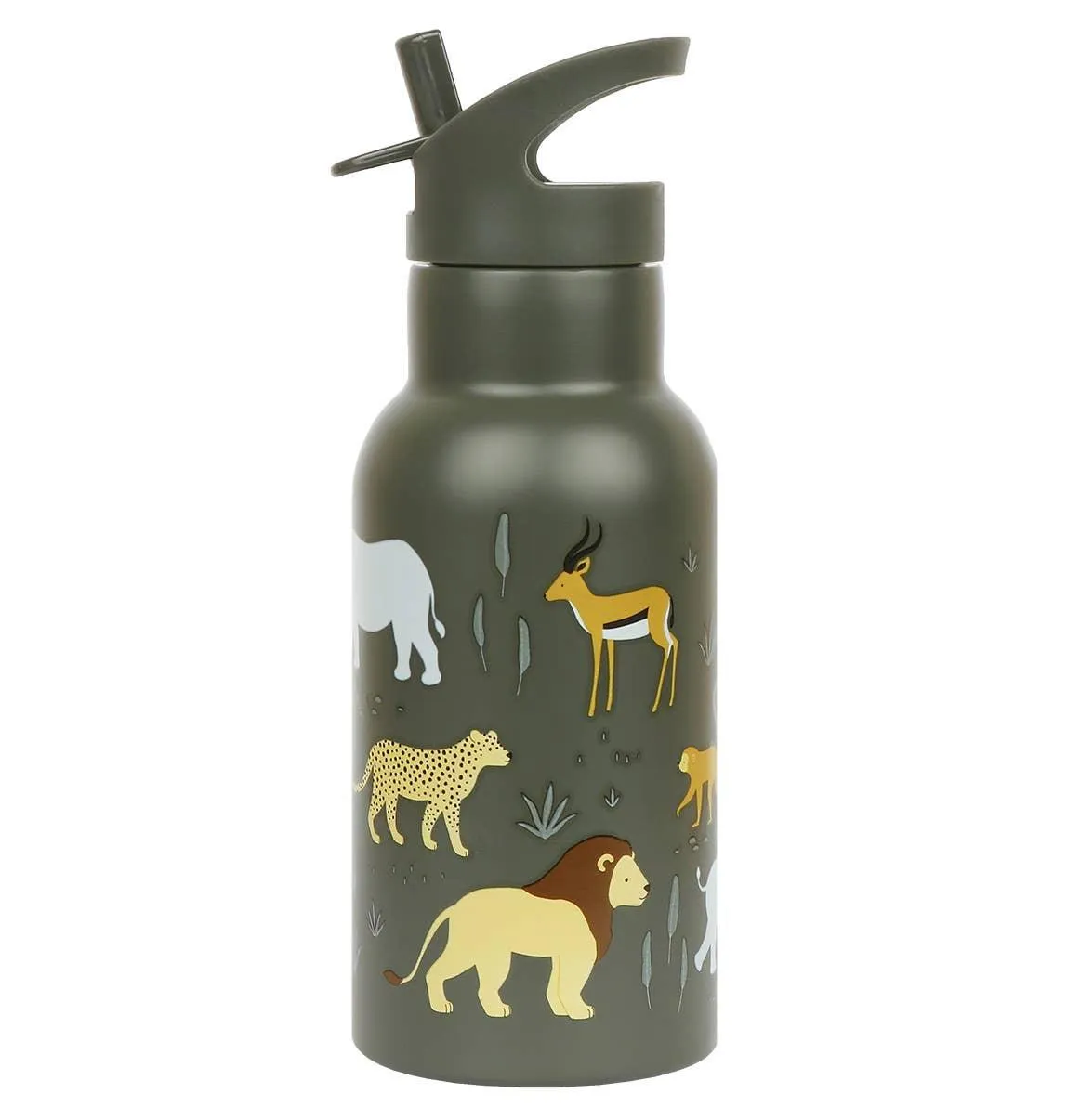 A Lovely Little Company - Kids Stainless Steel Drink / Water Bottle: Savanna