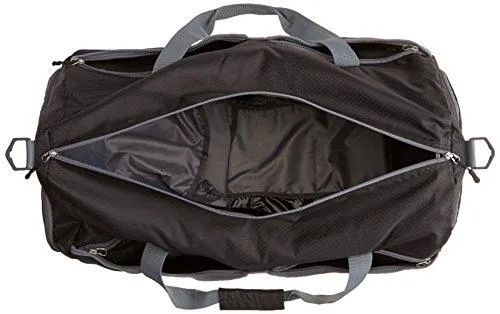 Amazonbasics Packable Travel Duffel, 23-Inch, Black