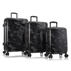 Black Camo Fashion Spinner® 3 Piece Luggage Set