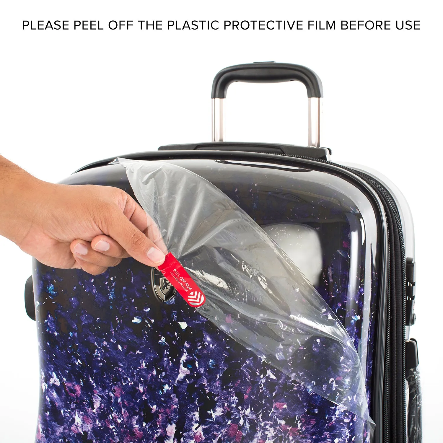 Black Leopard 30" Fashion Spinner® Luggage