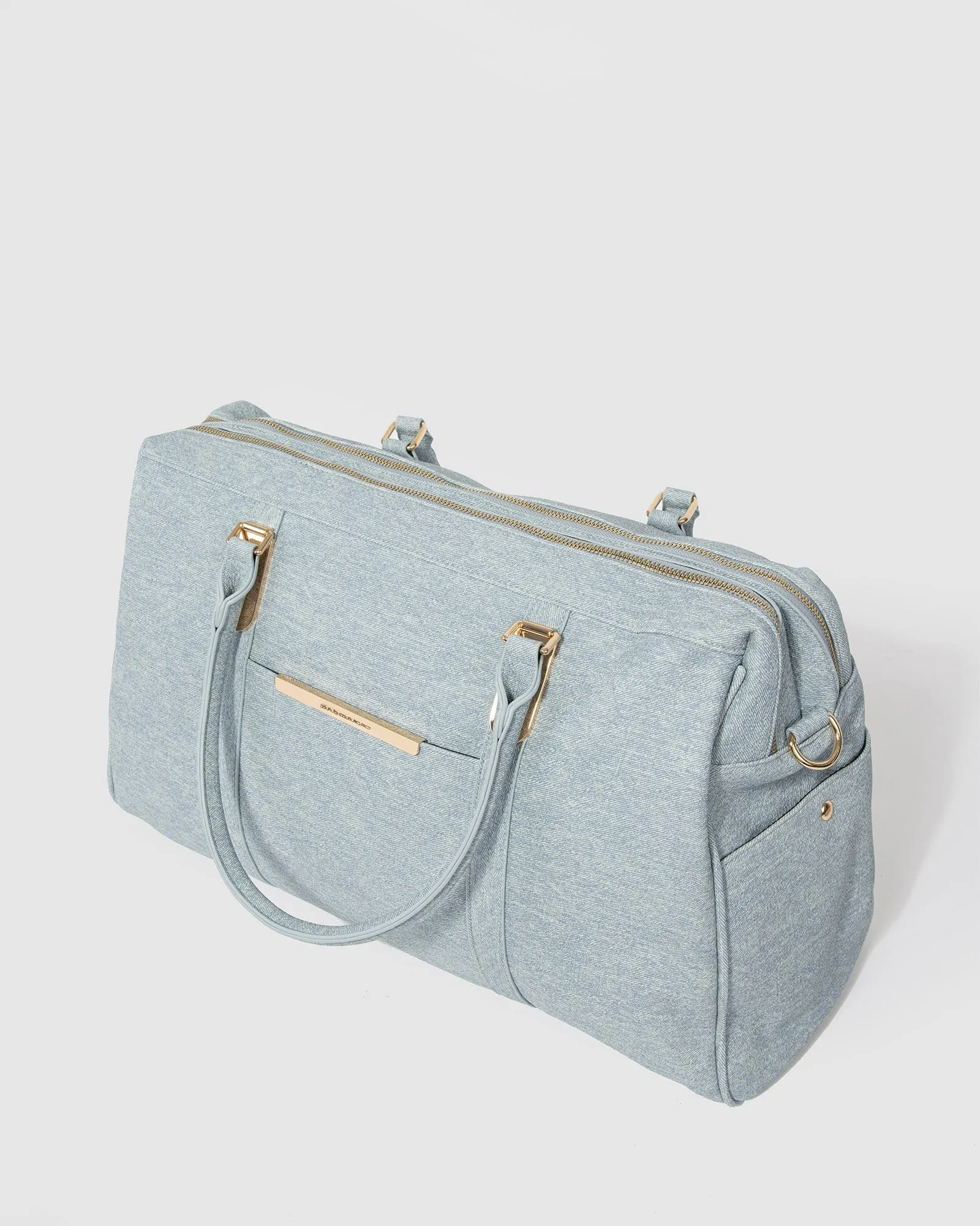 Blue Lisa Punchout Weekender Bag