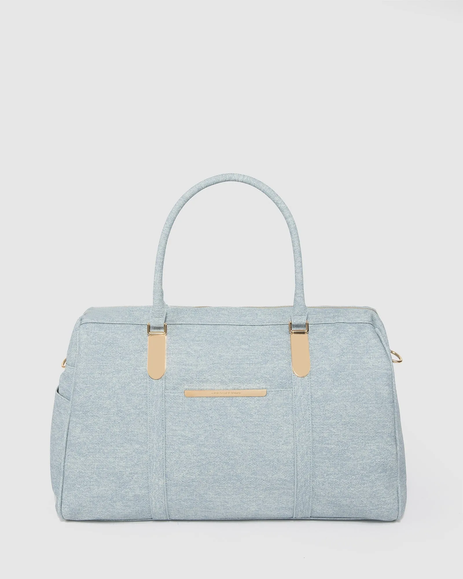 Blue Lisa Punchout Weekender Bag