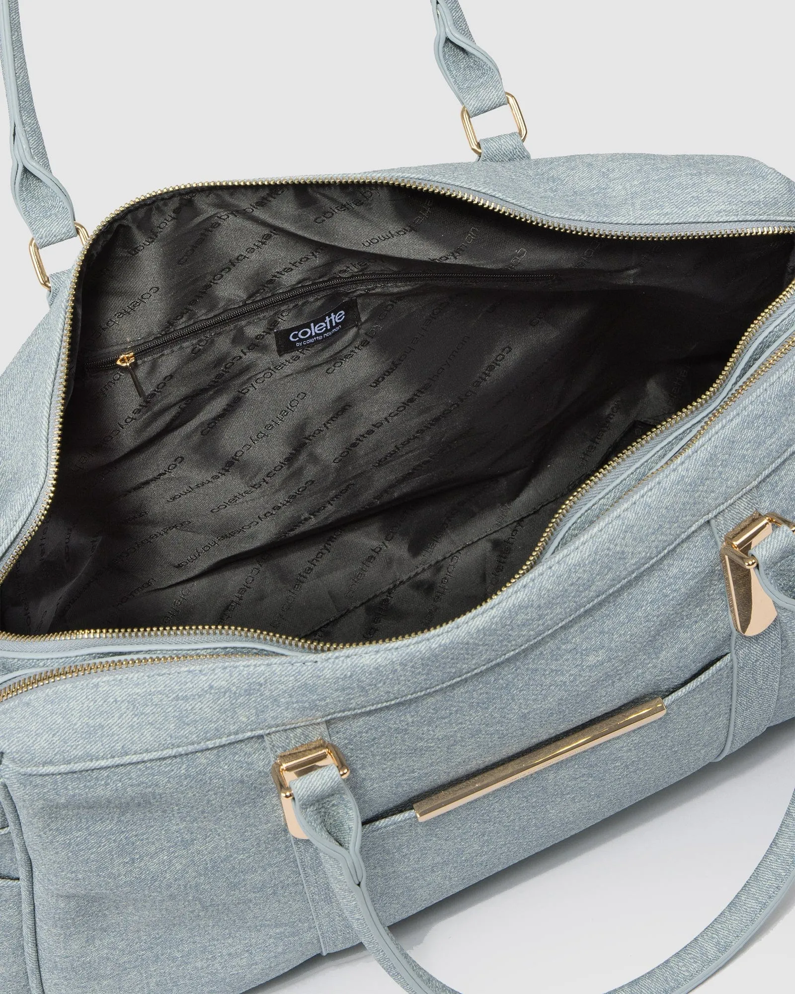 Blue Lisa Punchout Weekender Bag