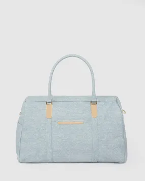 Blue Lisa Punchout Weekender Bag
