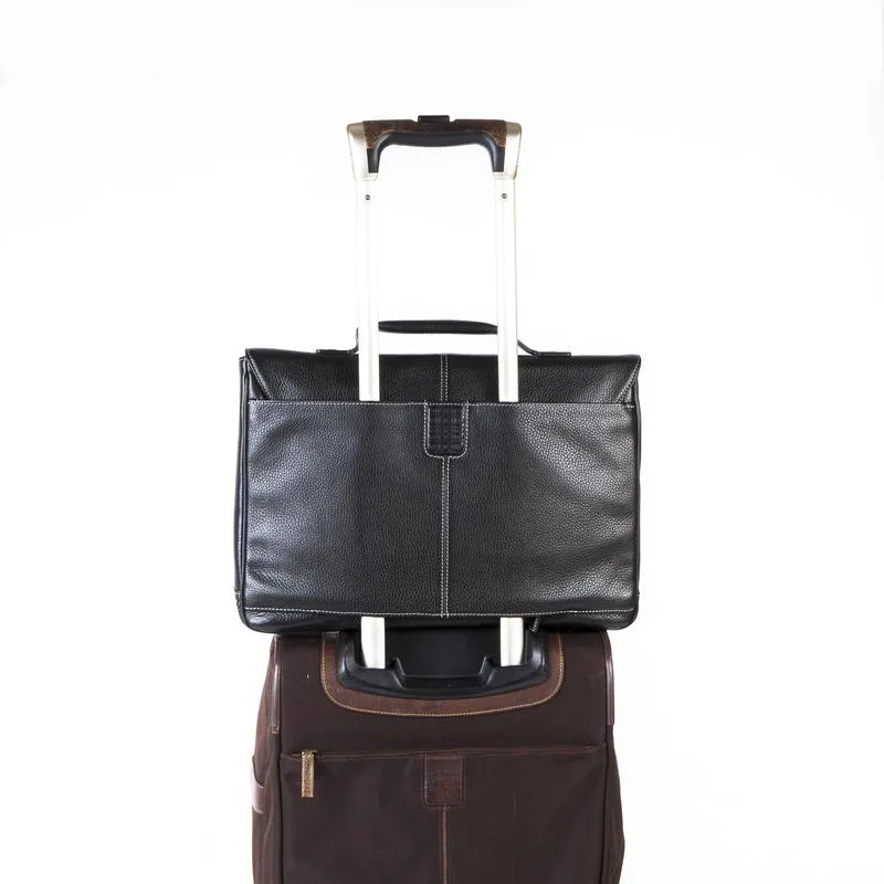 Boconi Bryant LTE Brokers Bag in Mahogany and Heather
