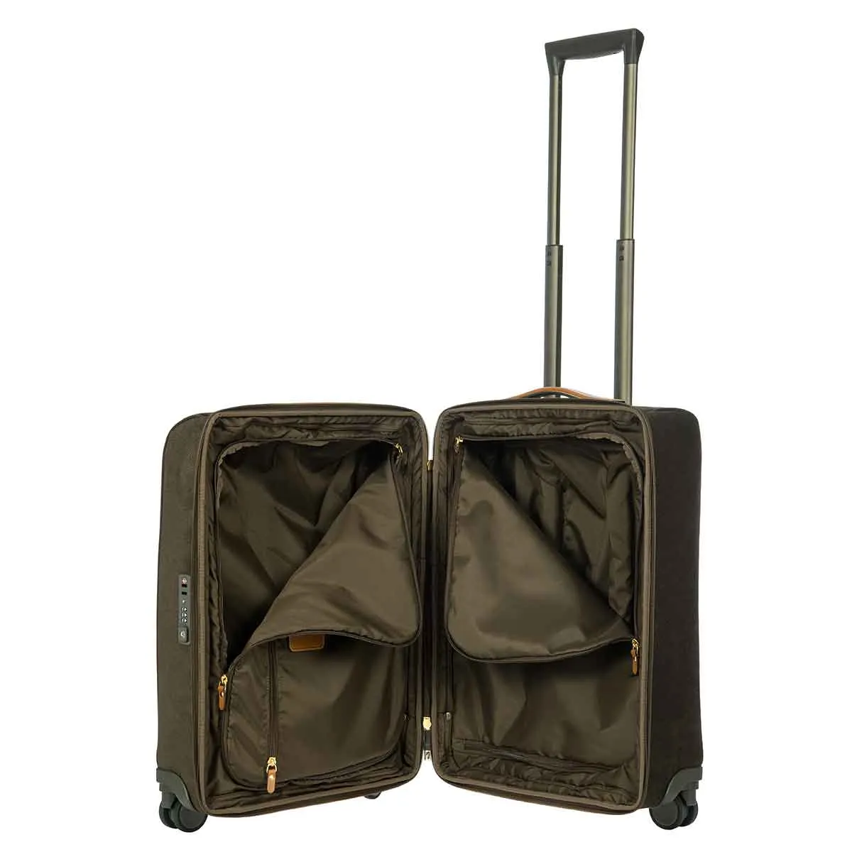 Bric's Life Trolley 21" Split Frame Spinner Olive