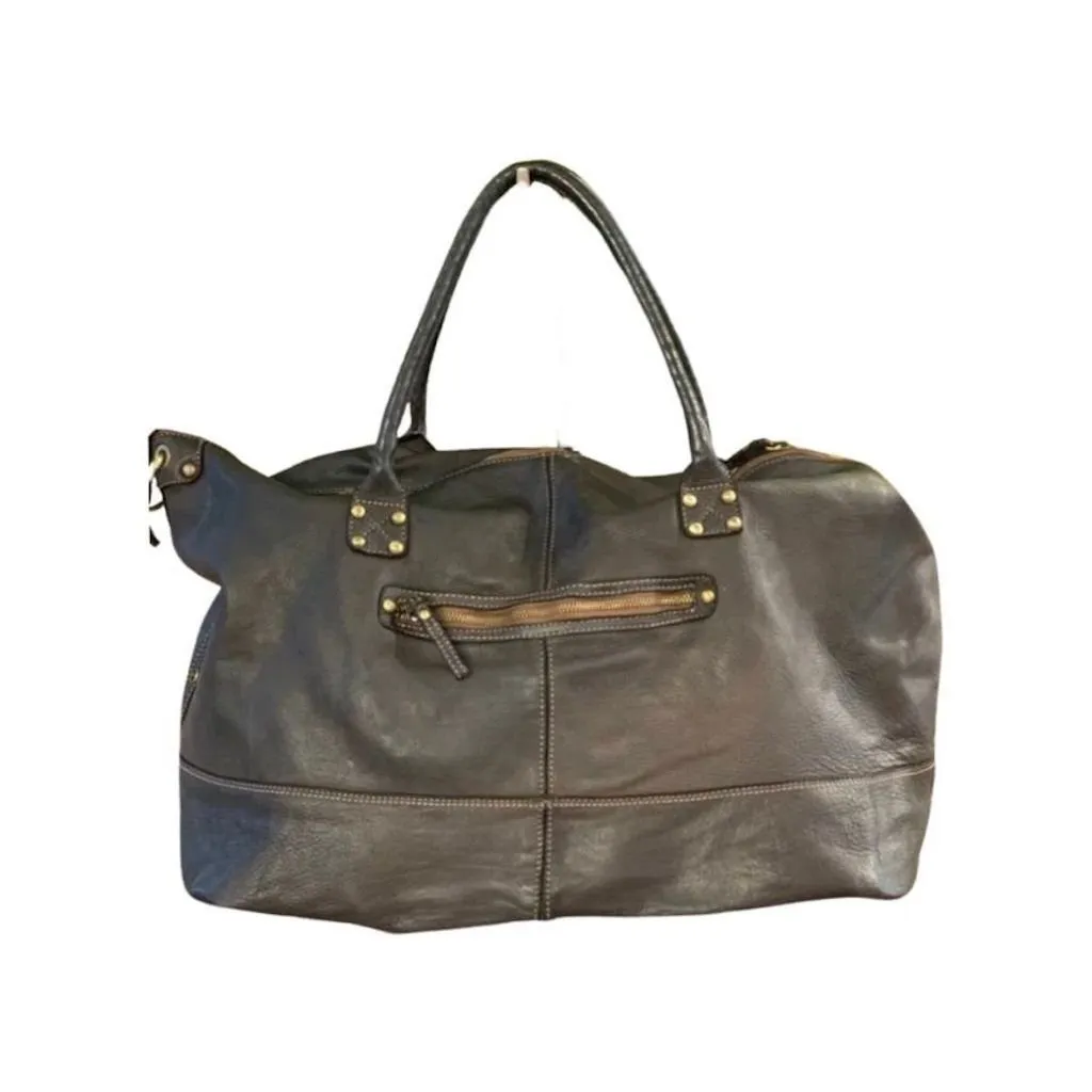 BZNA Bag Joe Braun Italy Designer Weekender Damen Reise Tasche Handtasche Schultertasche Leder Shopper Neu