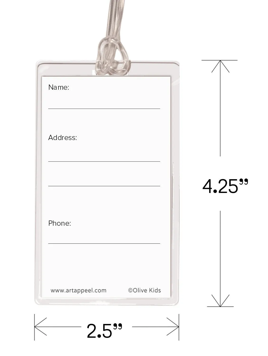 Camping Trip Personalized 2 PC Kids Name Tag Set