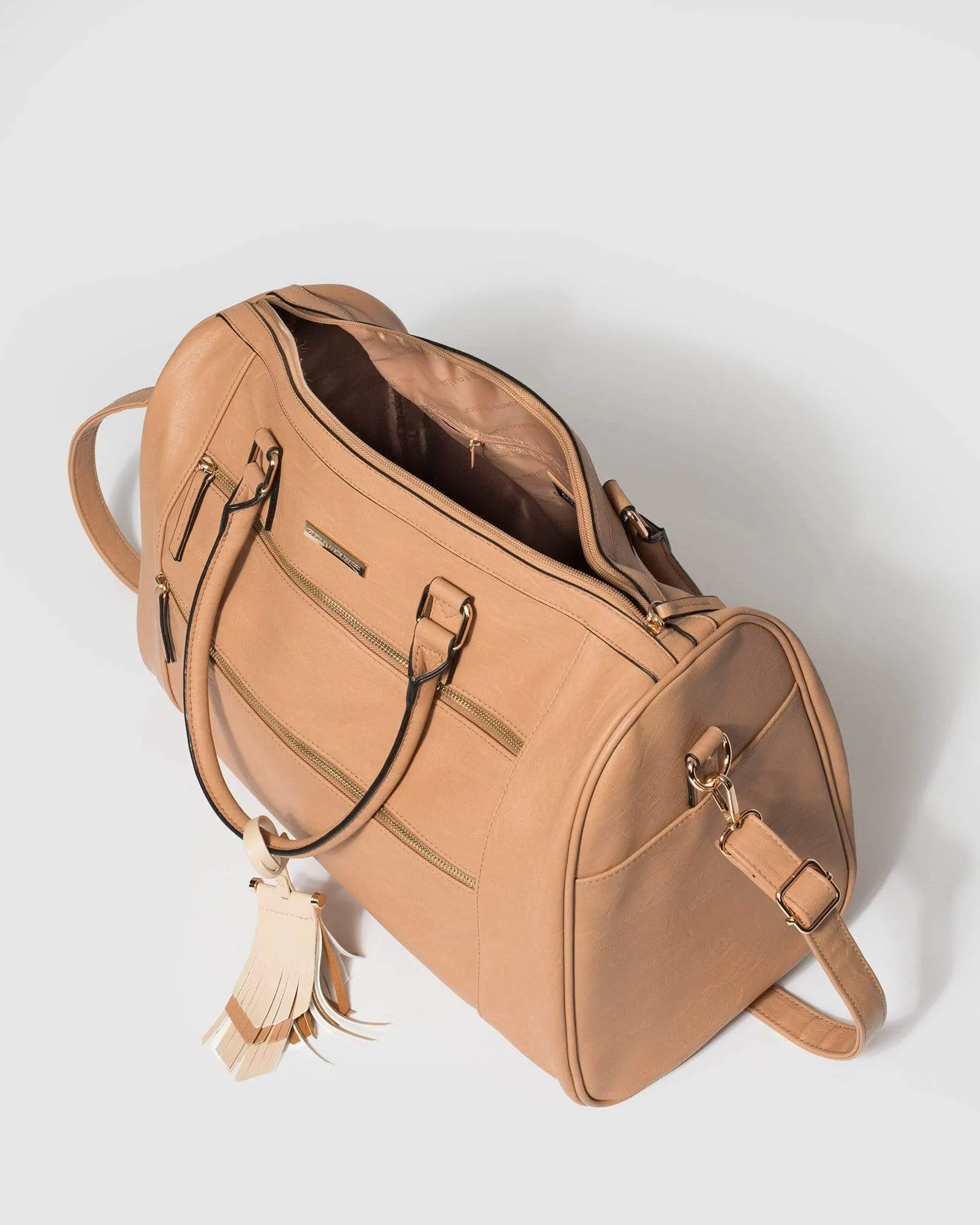 Caramel Becky Weekender Bag