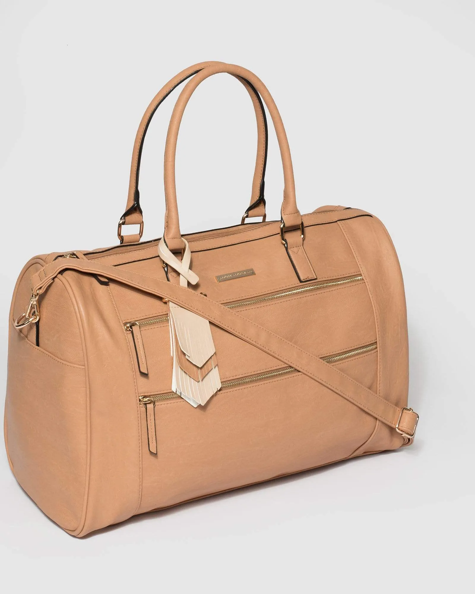 Caramel Becky Weekender Bag