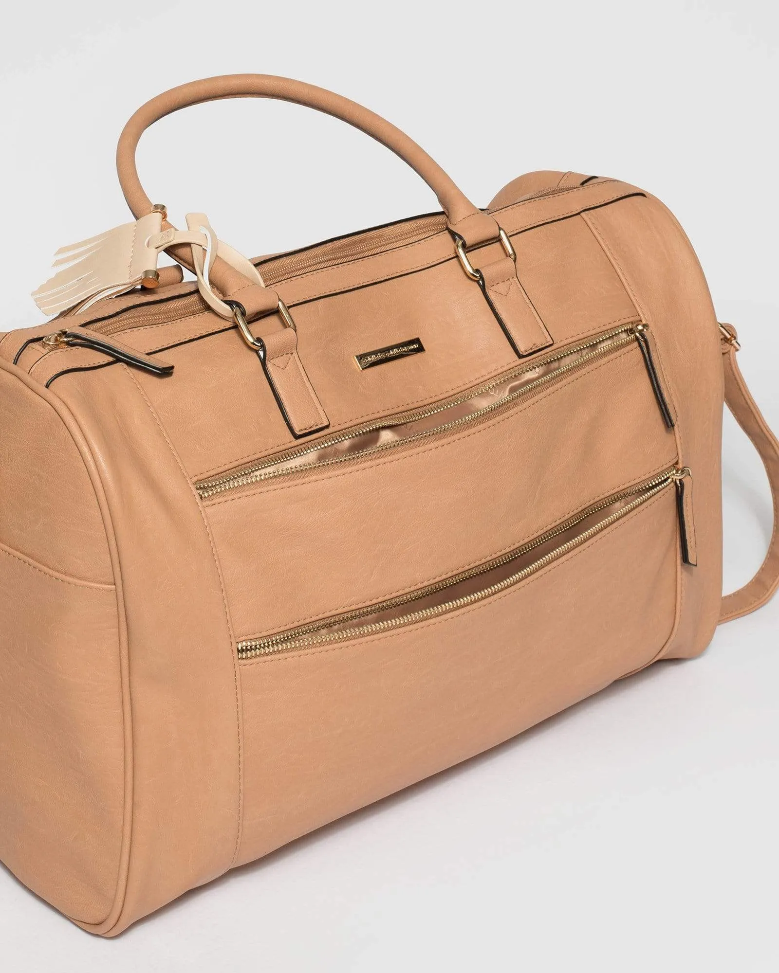 Caramel Becky Weekender Bag
