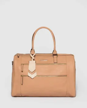 Caramel Becky Weekender Bag