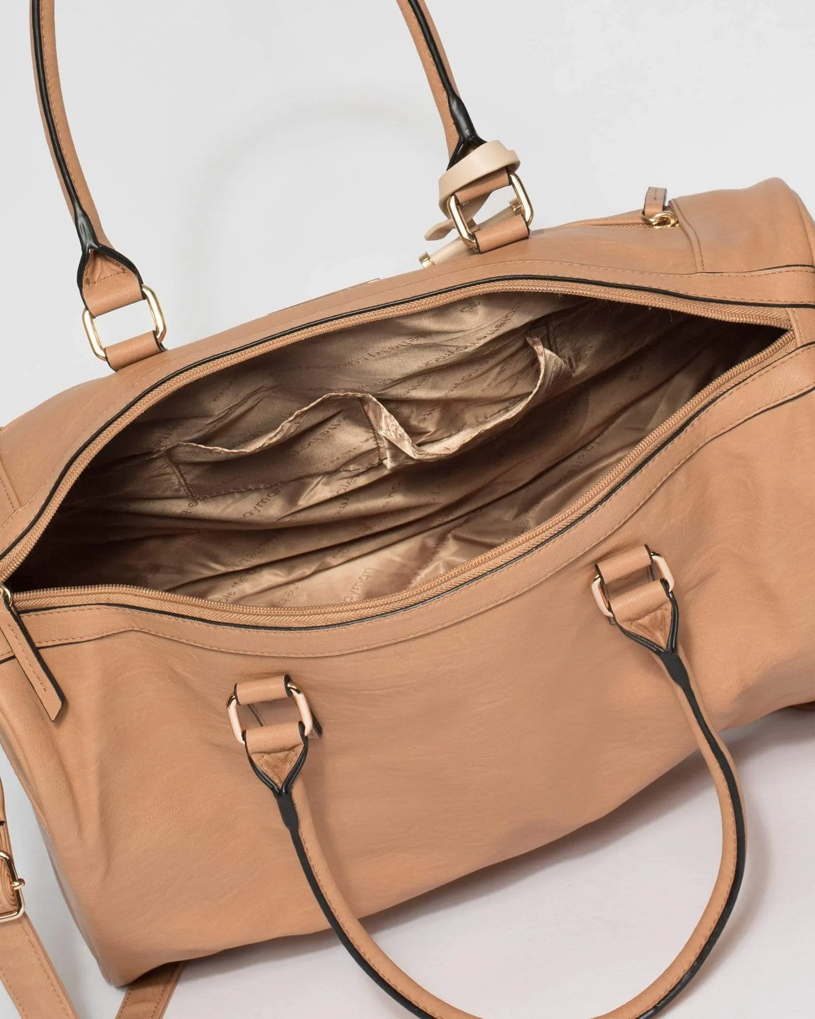 Caramel Becky Weekender Bag