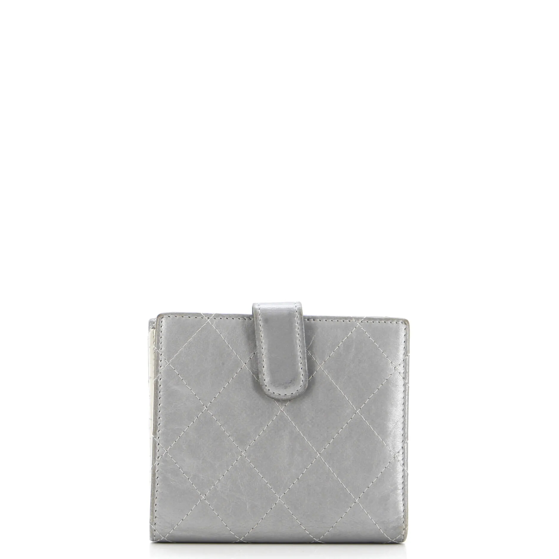 CC Compact Wallet Quilted Calfskin