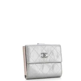 CC Compact Wallet Quilted Calfskin