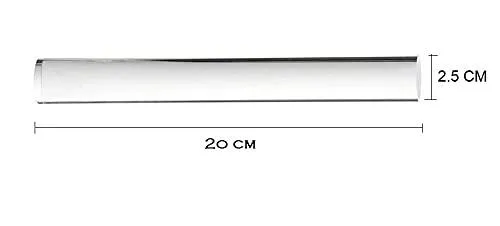 Clay Roller Acrylic Rolling Rod Pin 8 Inches 25 MM