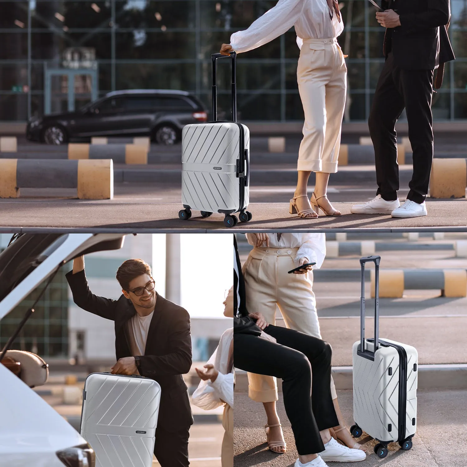 Daren 20 Inch Lightweight Hardside Carry-On Suitcase