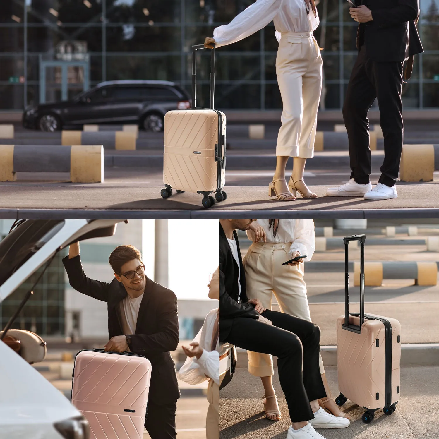 Daren 20 Inch Lightweight Hardside Carry-On Suitcase