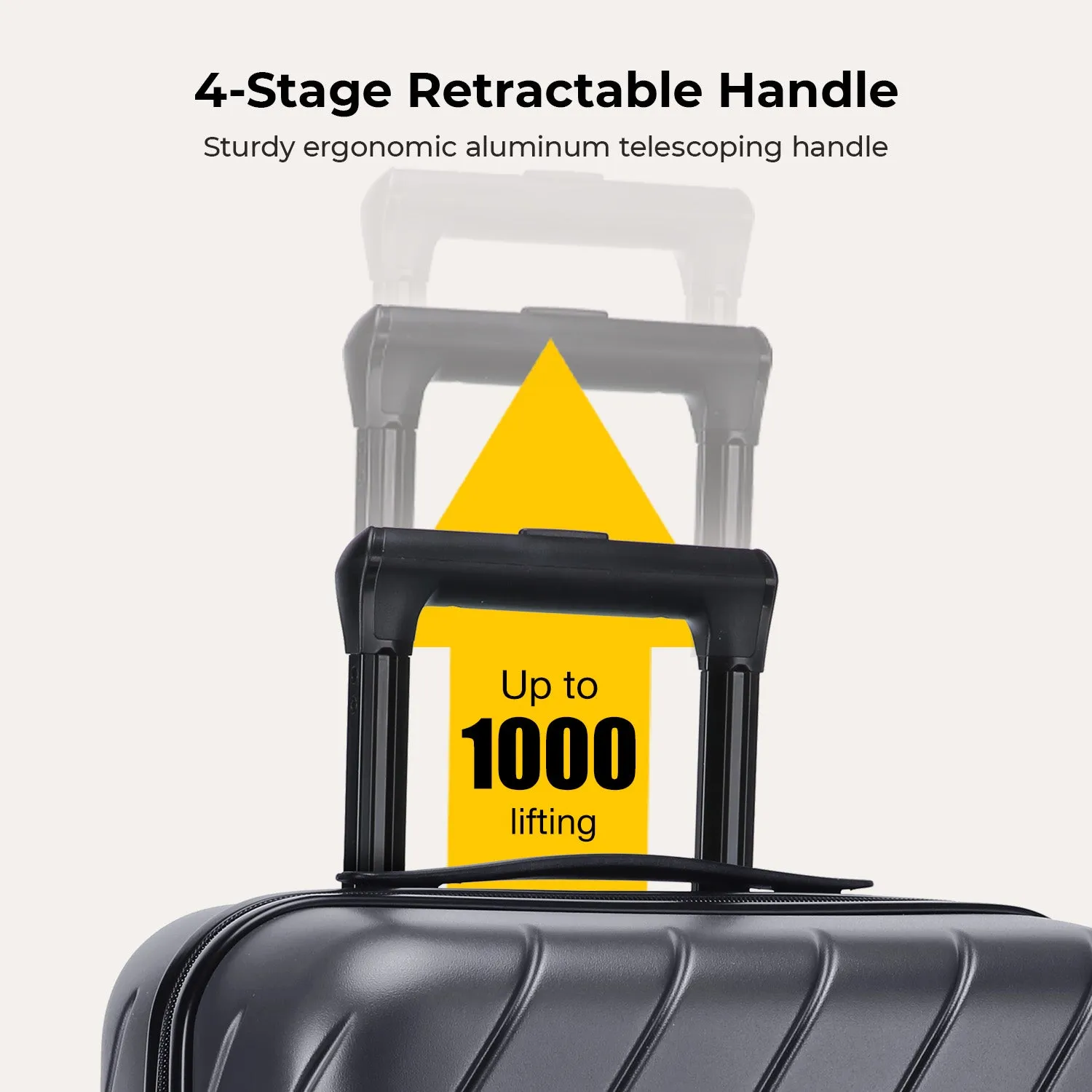 Daren 20 Inch Lightweight Hardside Carry-On Suitcase