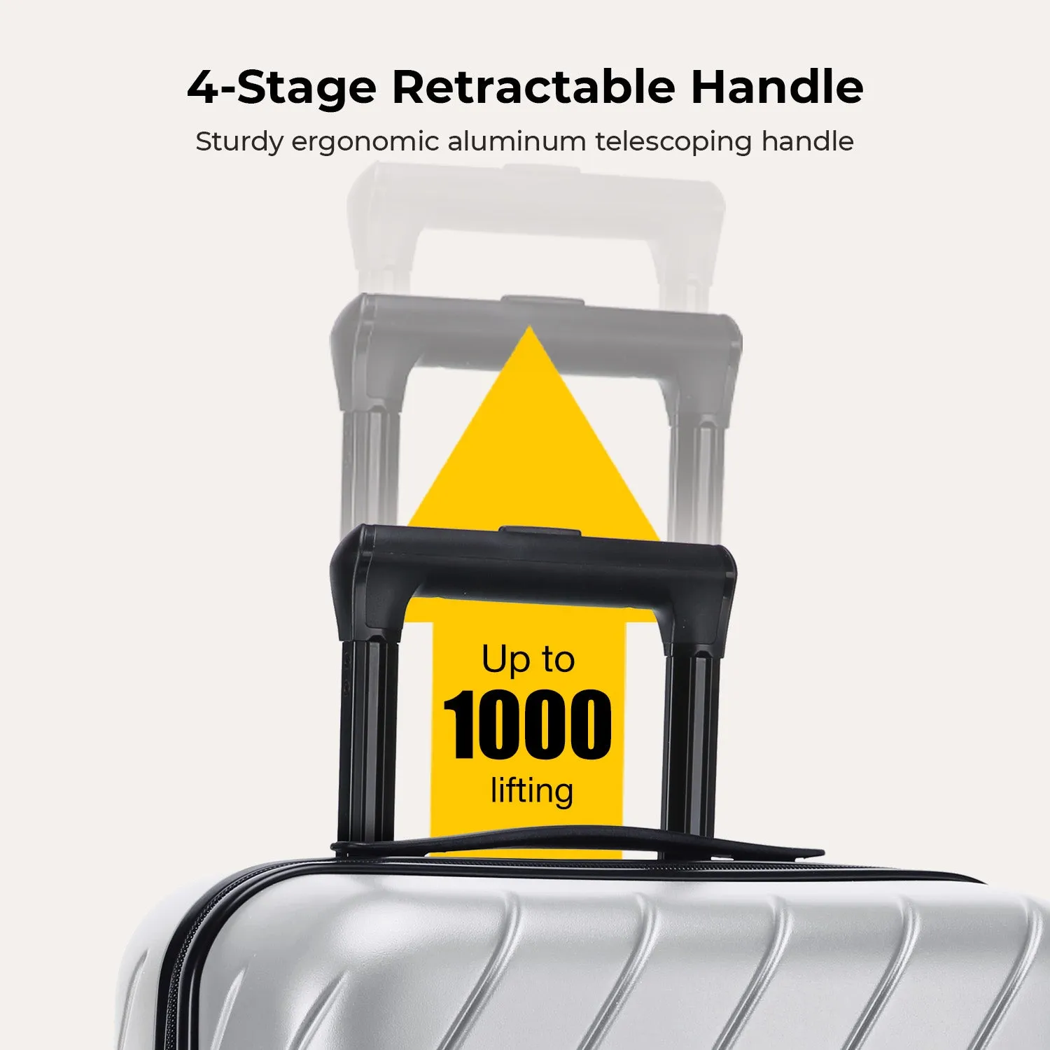 Daren 20 Inch Lightweight Hardside Carry-On Suitcase