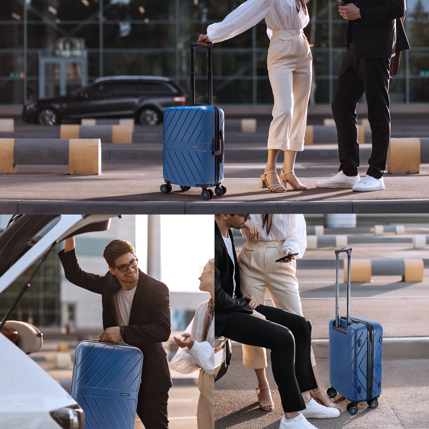 Daren 20 Inch Lightweight Hardside Carry-On Suitcase