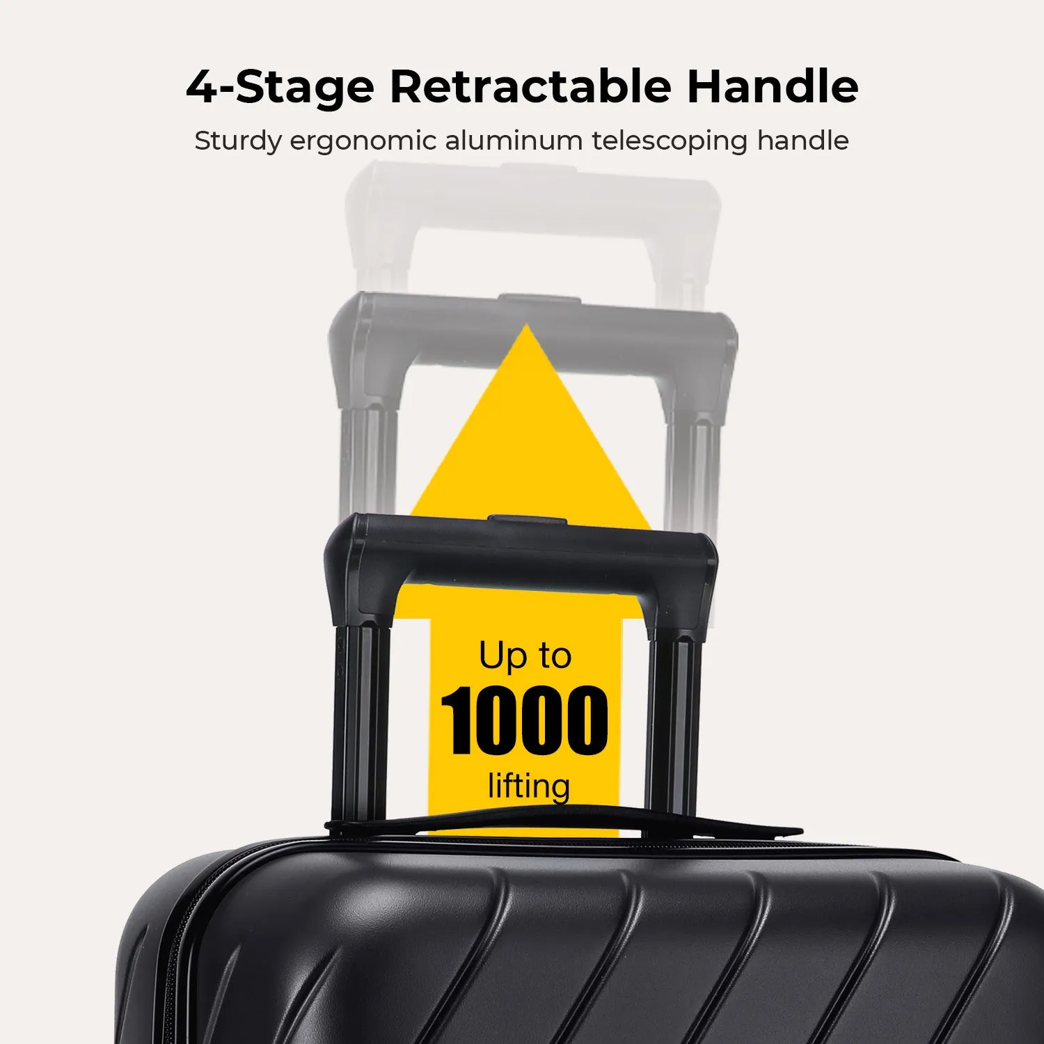 Daren 20 Inch Lightweight Hardside Carry-On Suitcase