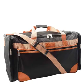 DR610 Large Sized Weekend Luggage Travel Holdall Duffle Black