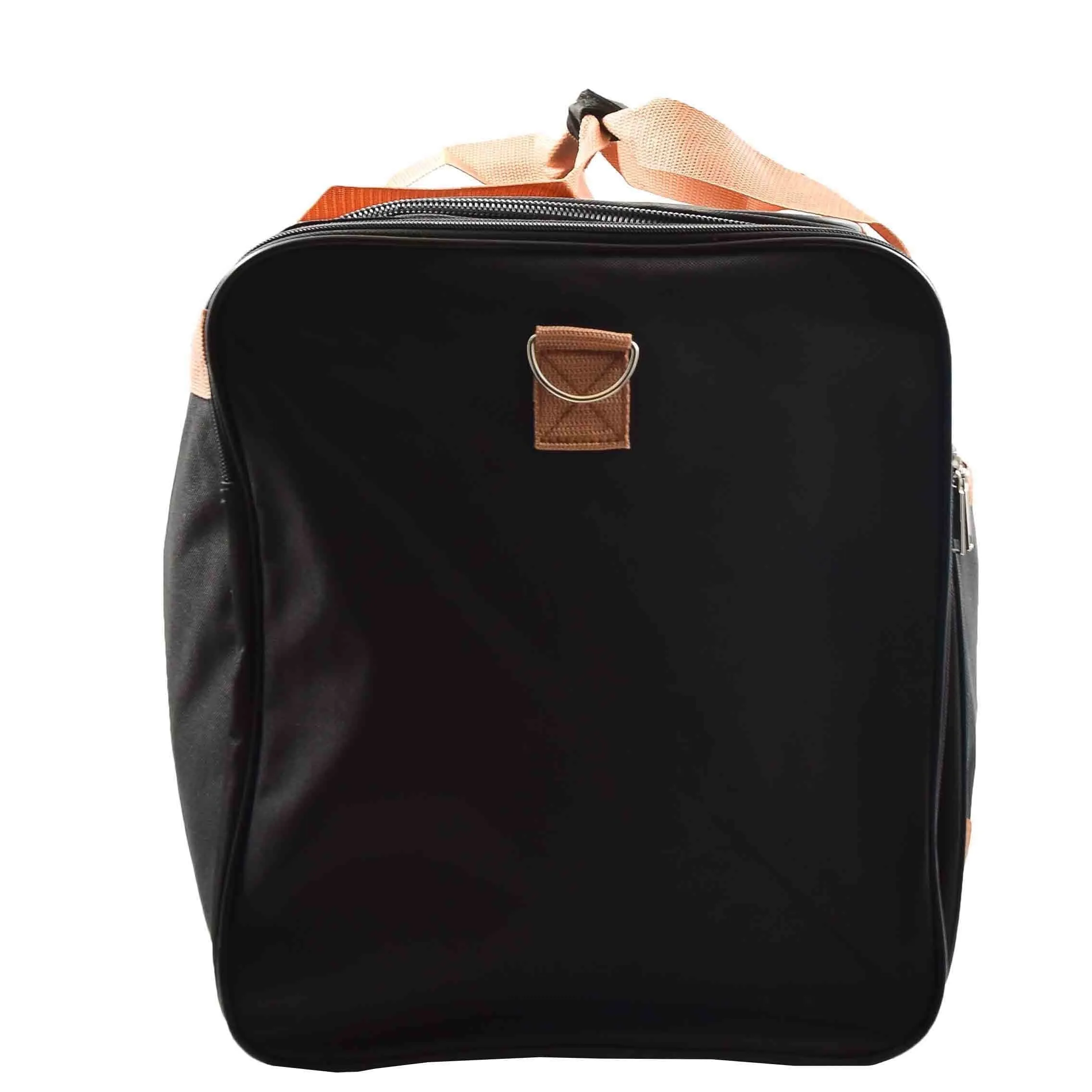 DR610 Large Sized Weekend Luggage Travel Holdall Duffle Black