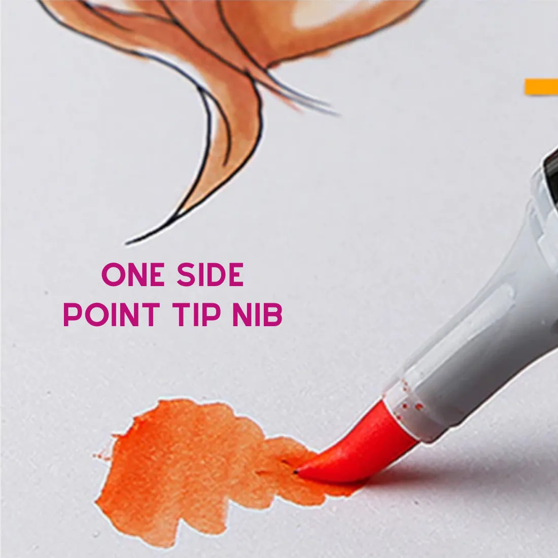 Dual Tip 12 Alcohol Markers Set