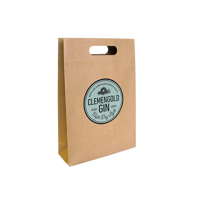 Ecopack Small Punched Out Handle Paper Bags (1 Pack/25 Bags)