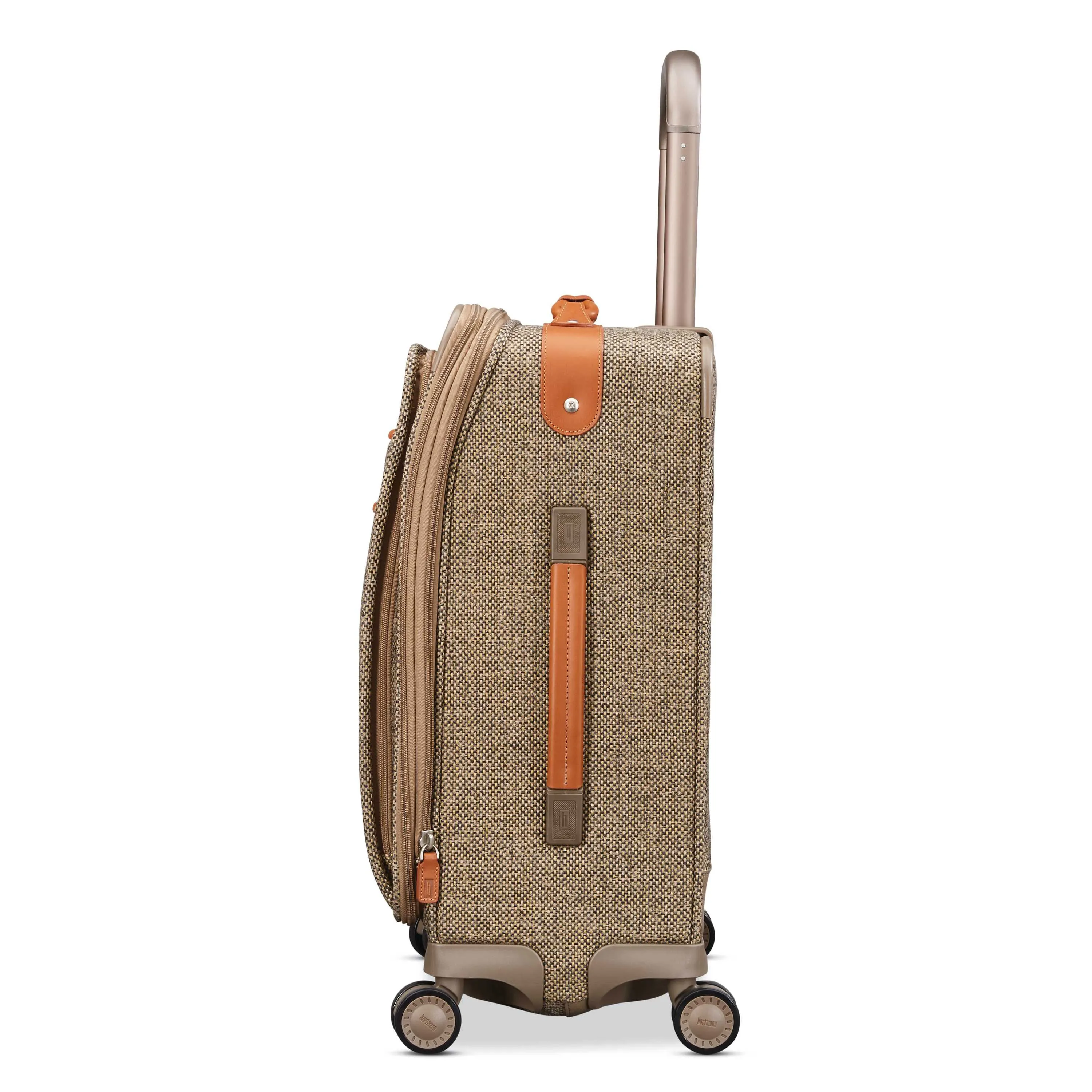 Hartmann Tweed Legend 21" Domestic Carry On Expandable Spinner Natural Tweed