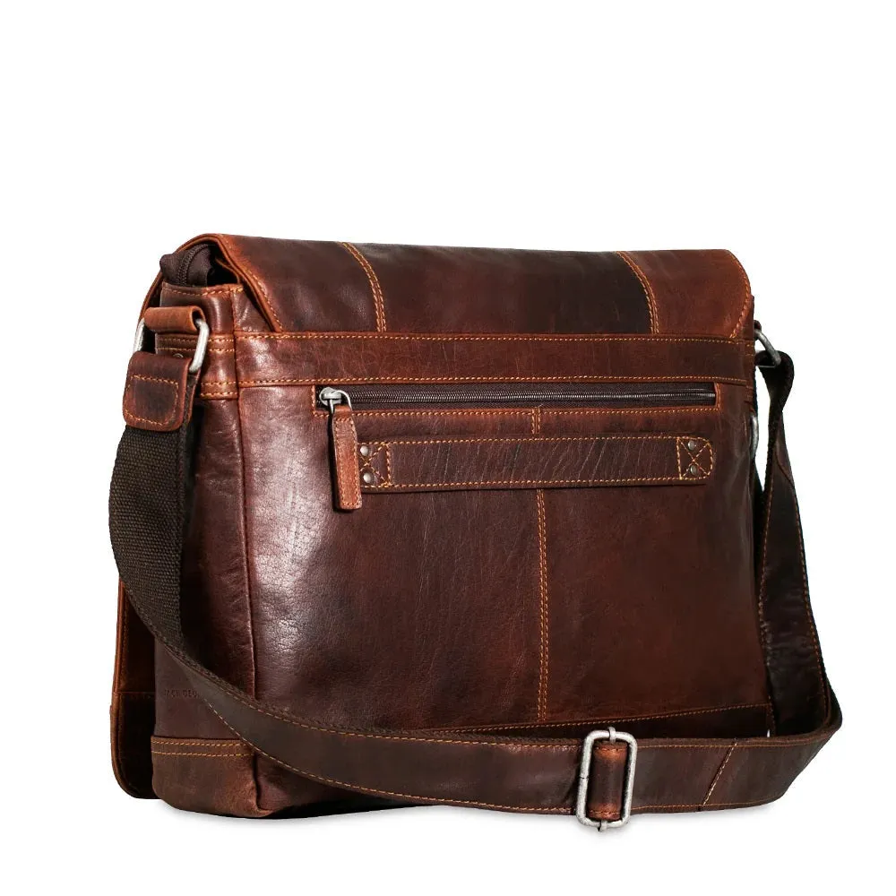Jack Georges Voyager Full Size Messenger Bag Black