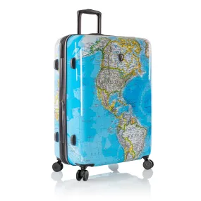 Journey 3G 30 Inch Fashion Spinner® Luggage - Blue Map