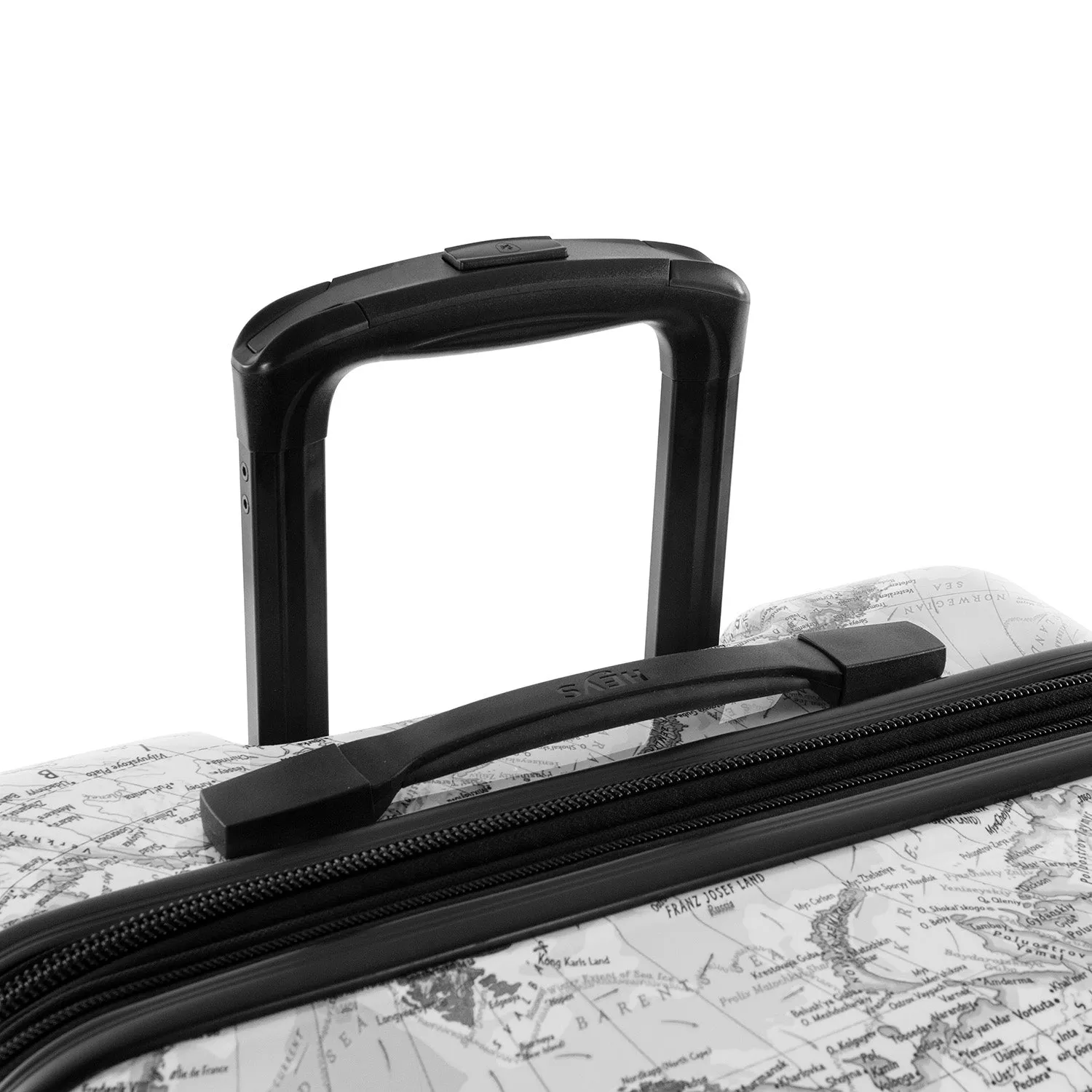Journey 3G Fashion Spinner® 3 Piece Luggage Set - Black/White Map