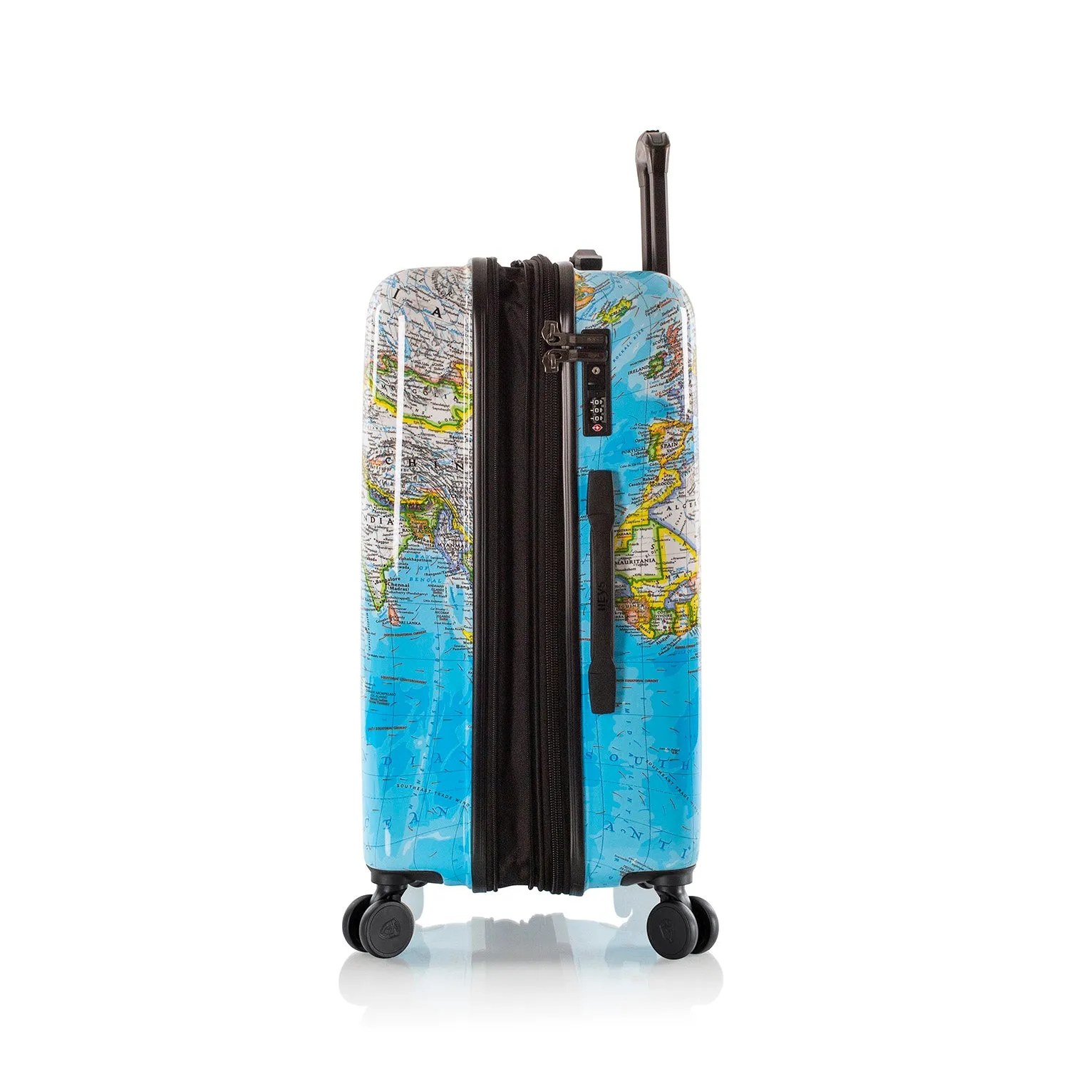 Journey 3G Fashion Spinner® 3 Piece Luggage Set - Blue Map