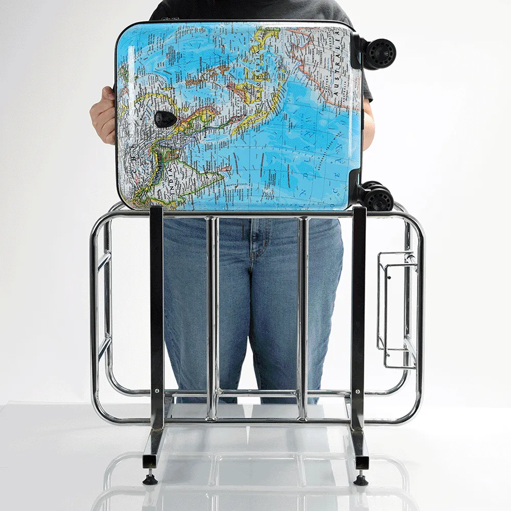Journey 3G Fashion Spinner® 3 Piece Luggage Set - Blue Map