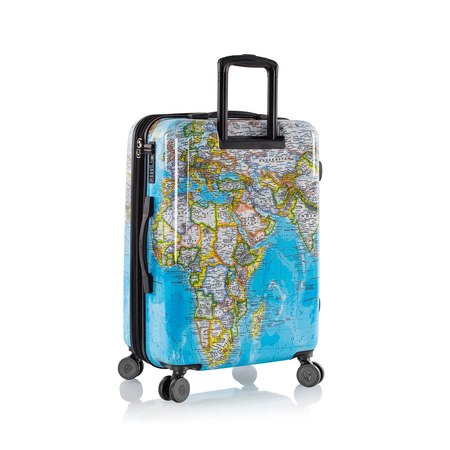 Journey 3G Fashion Spinner® 3 Piece Luggage Set - Blue Map