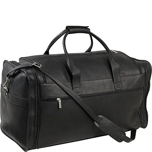 Ledonne Adult Leather Classic Cabin Duffel, Tan