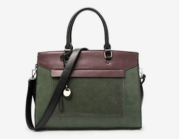 Luxury fashion Women handbag document shoulder slung tote bag female 14 inch laptop briefcase leather messenger crossbody bags