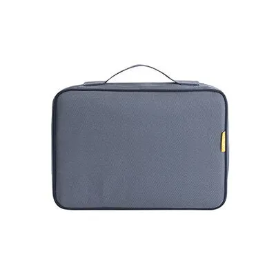 New Waterproof Nylon Big Briefcase Bag Women Portable Large Document Bag Travel Organizer Business Mens Bags 13" Laptop Bag 2019