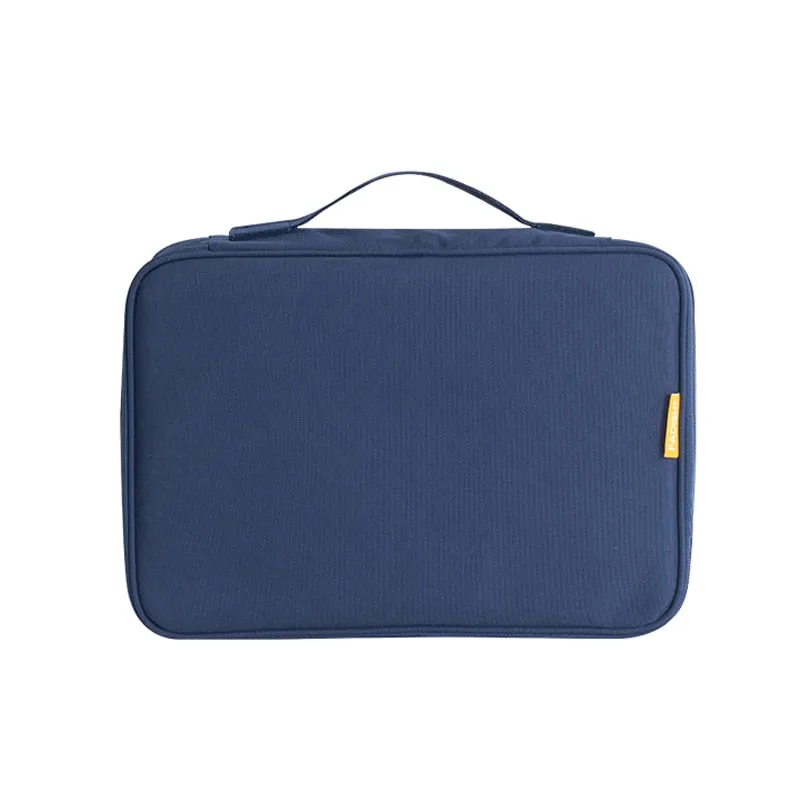 New Waterproof Nylon Big Briefcase Bag Women Portable Large Document Bag Travel Organizer Business Mens Bags 13" Laptop Bag 2019