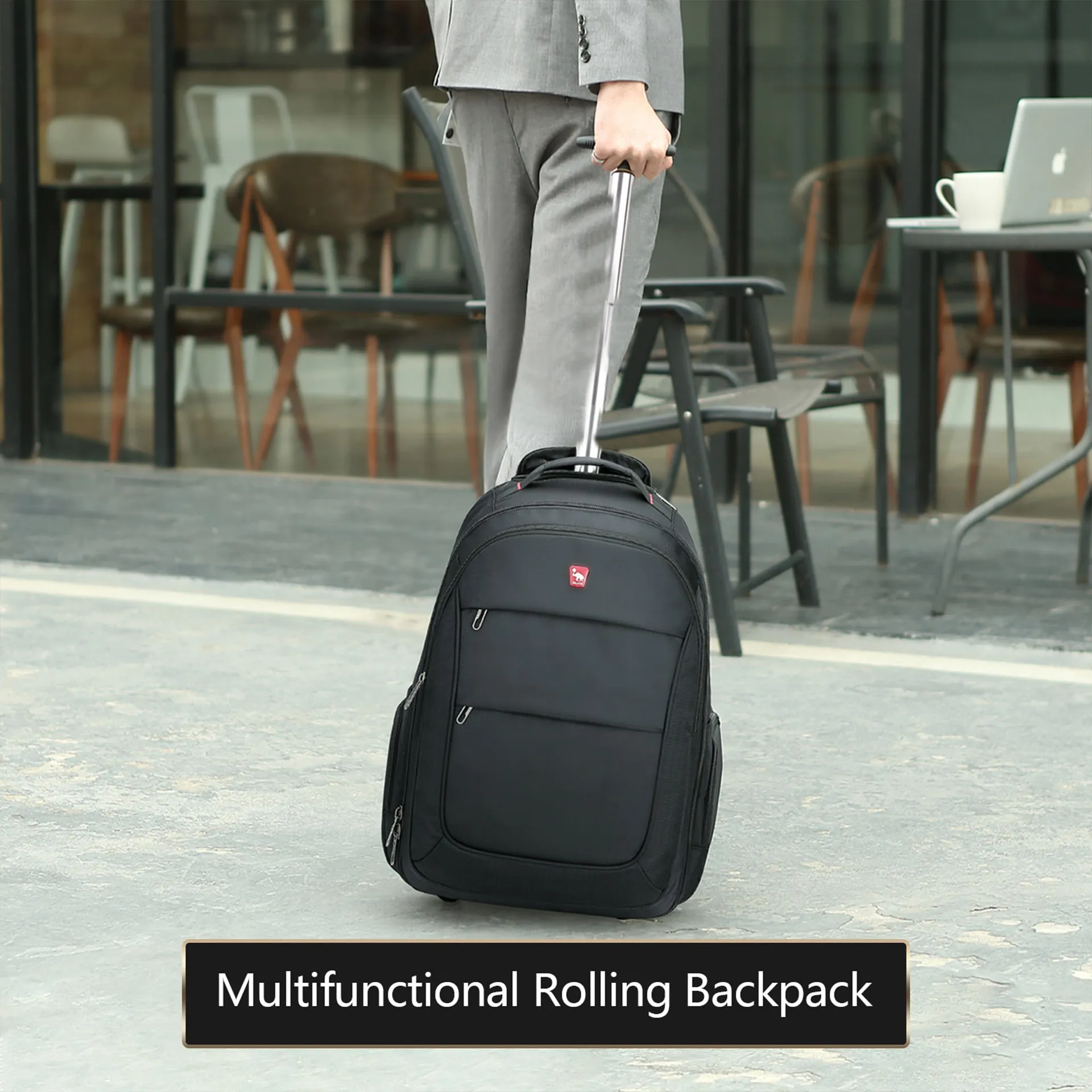 OIWAS Rolling Backpack Carry on Backpack with Wheels