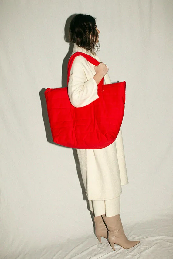 Red Puff Bag
