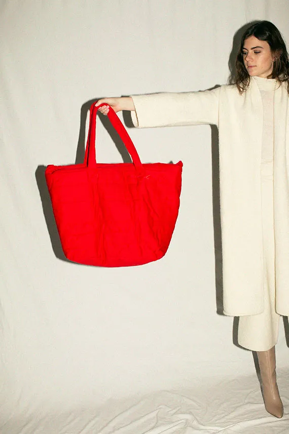 Red Puff Bag